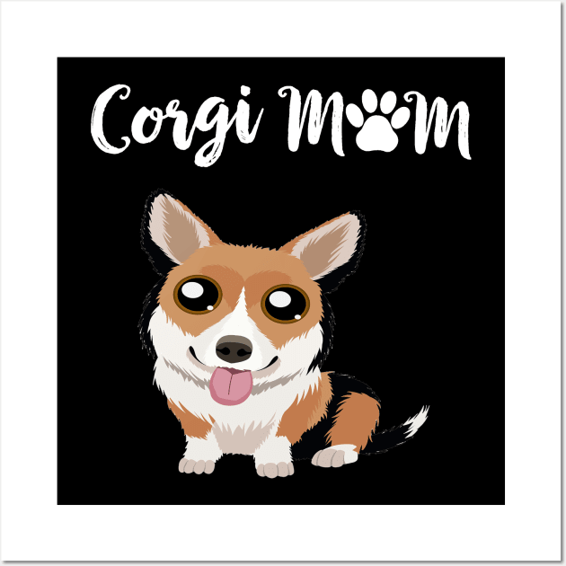 Corgi Mom (265) Wall Art by Drakes